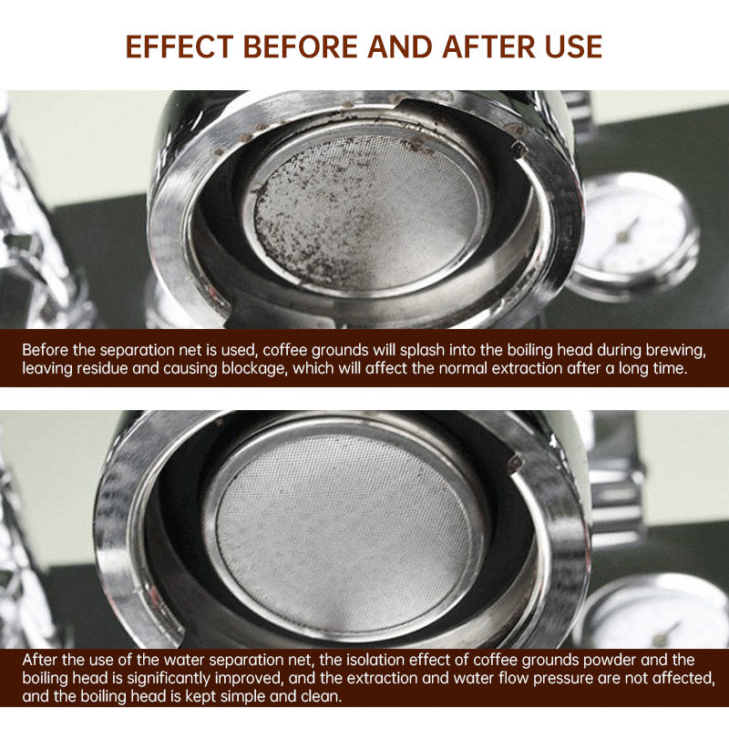 51/53/58MM Portafilter Puck Screen Filter Stainless Steel 150um Mesh