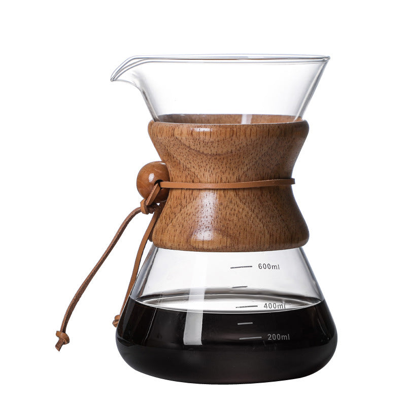 High Borosilicate Glass Hand Brew Coffee Pot