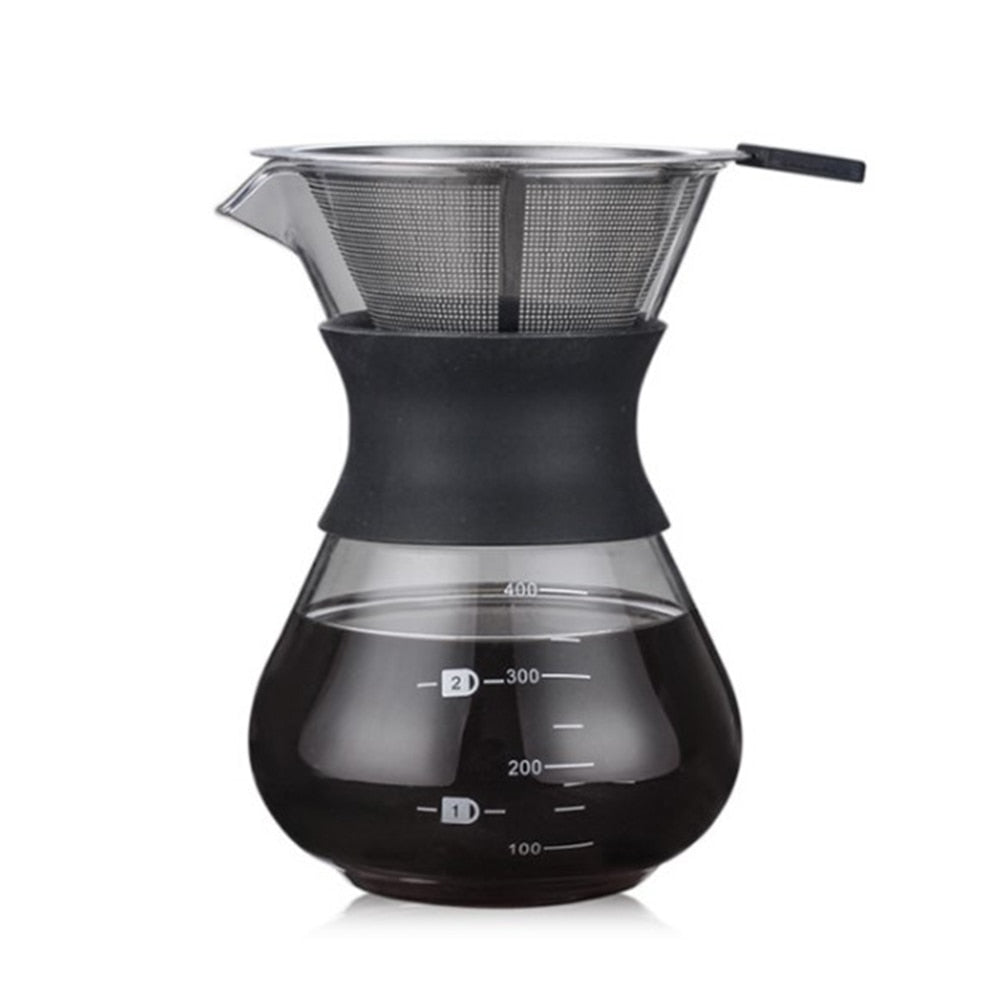 200ml/400ml Paperless Pour Over Coffee Dripper