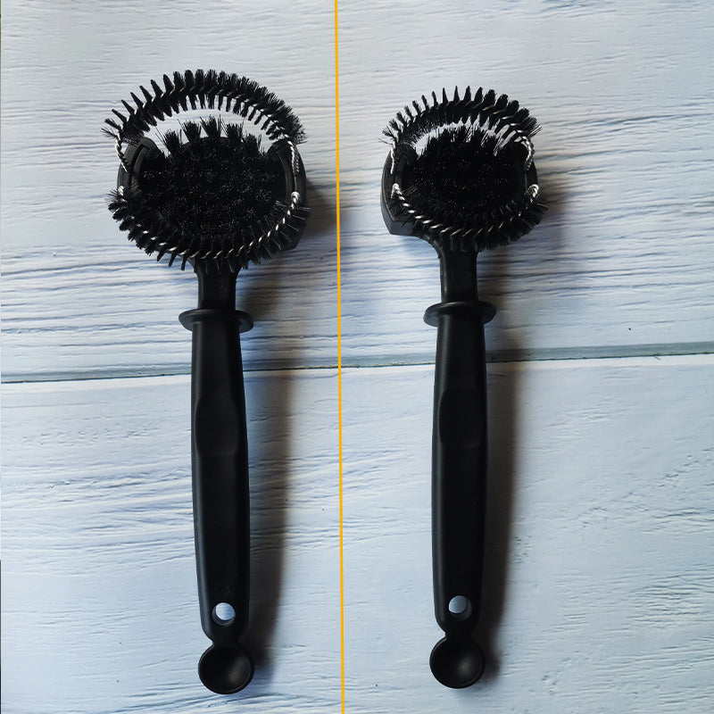 Coffee machine cleaning brush