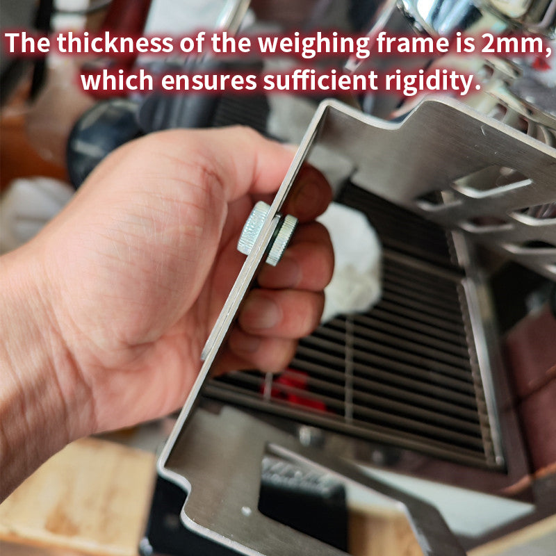 Stainless Steel Scale Frame Italian Electronic Scale Elevated Coffee Scale Frame