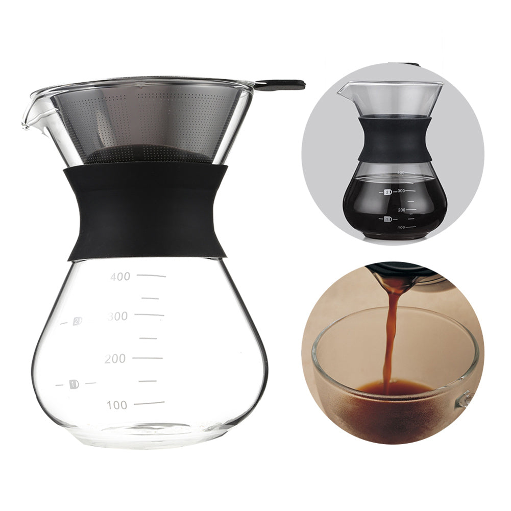 200ml/400ml Paperless Pour Over Coffee Dripper