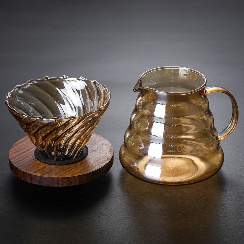 Handmade Japanese Colored Mini Coffee Pot Set