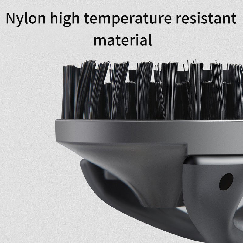 Coffee brewing head cleaning brush