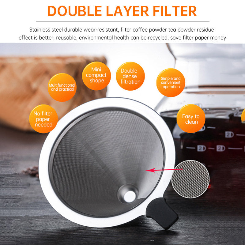 High Borosilicate Glass Hand Brew Coffee Pot