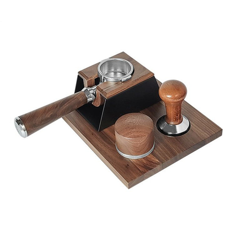 58mm Wood Coffee Distributor and Espresso Tamper Holder