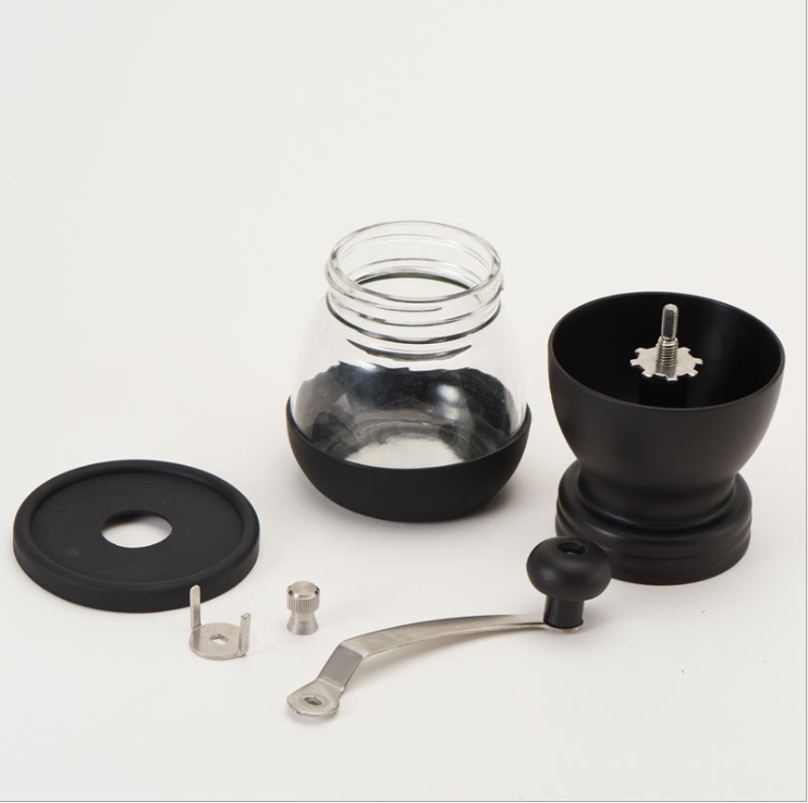 Ceramic Core Transparent Hand Coffee Bean Grinder