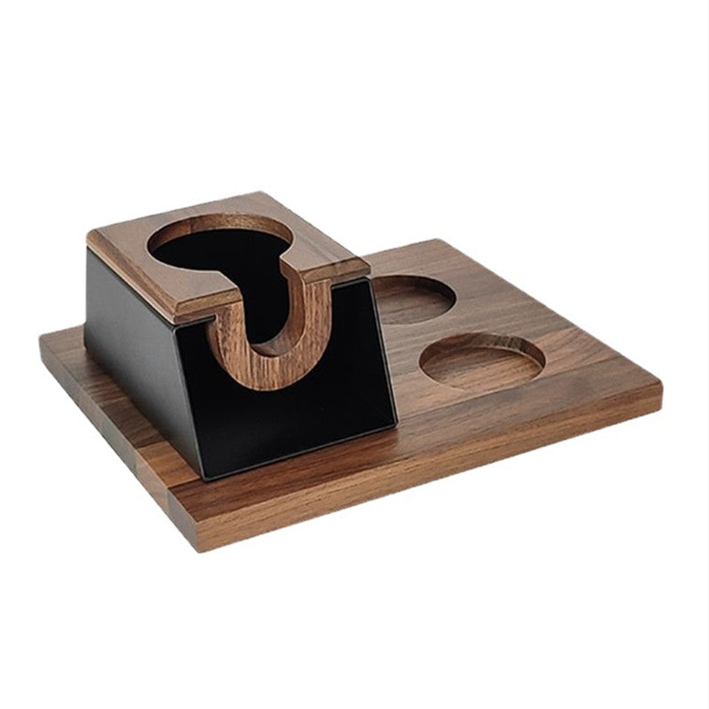 58mm Wood Coffee Distributor and Espresso Tamper Holder