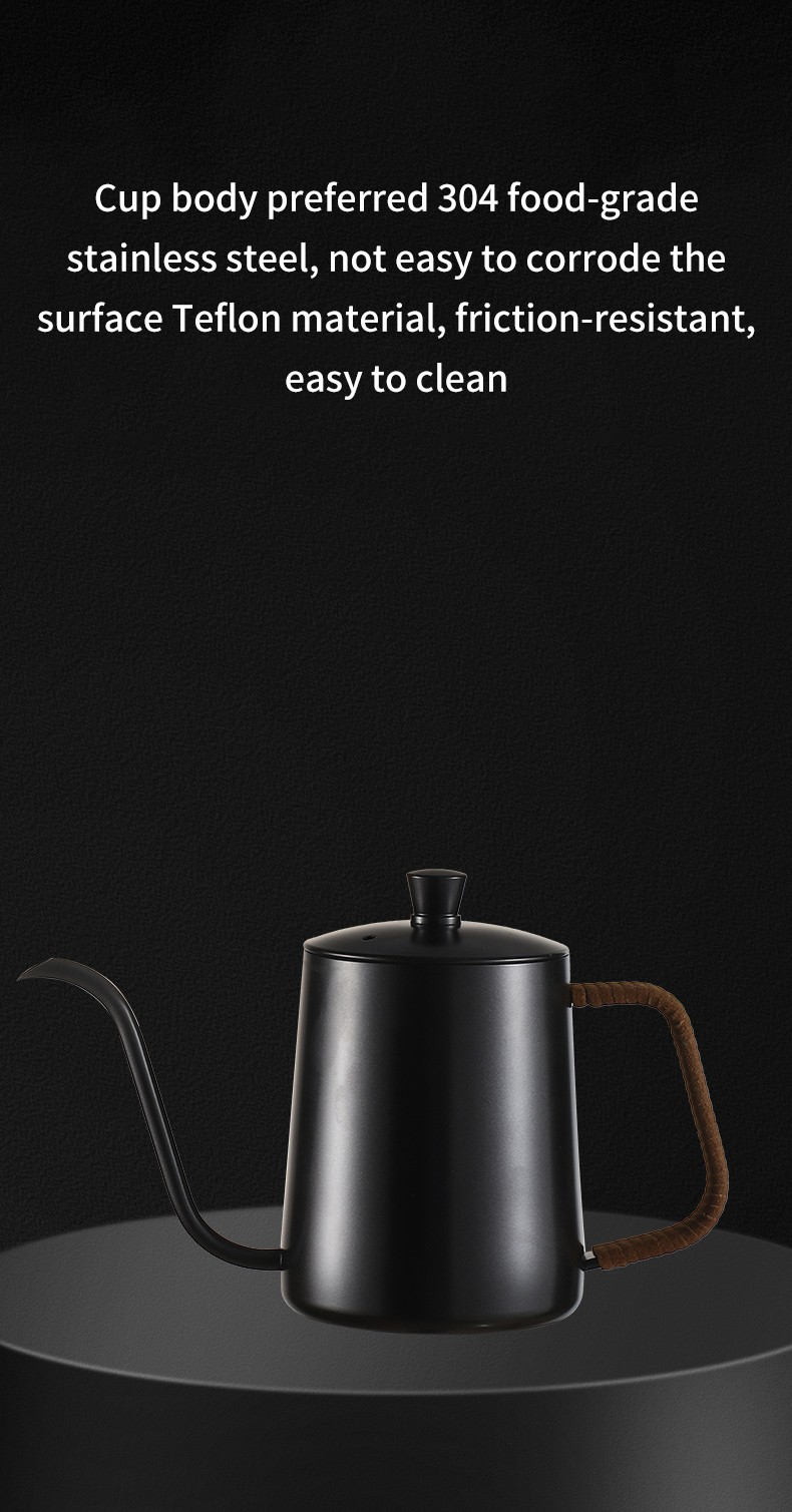 600ML Stainless Steel Goose Neck Kettle