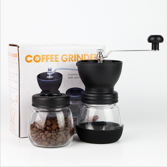 Ceramic Core Transparent Hand Coffee Bean Grinder