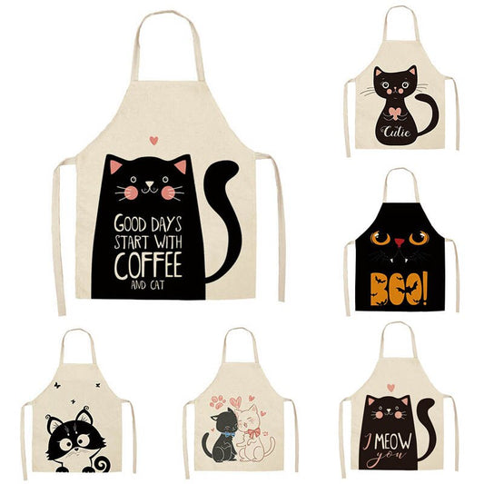 Cartoon Cat Apron